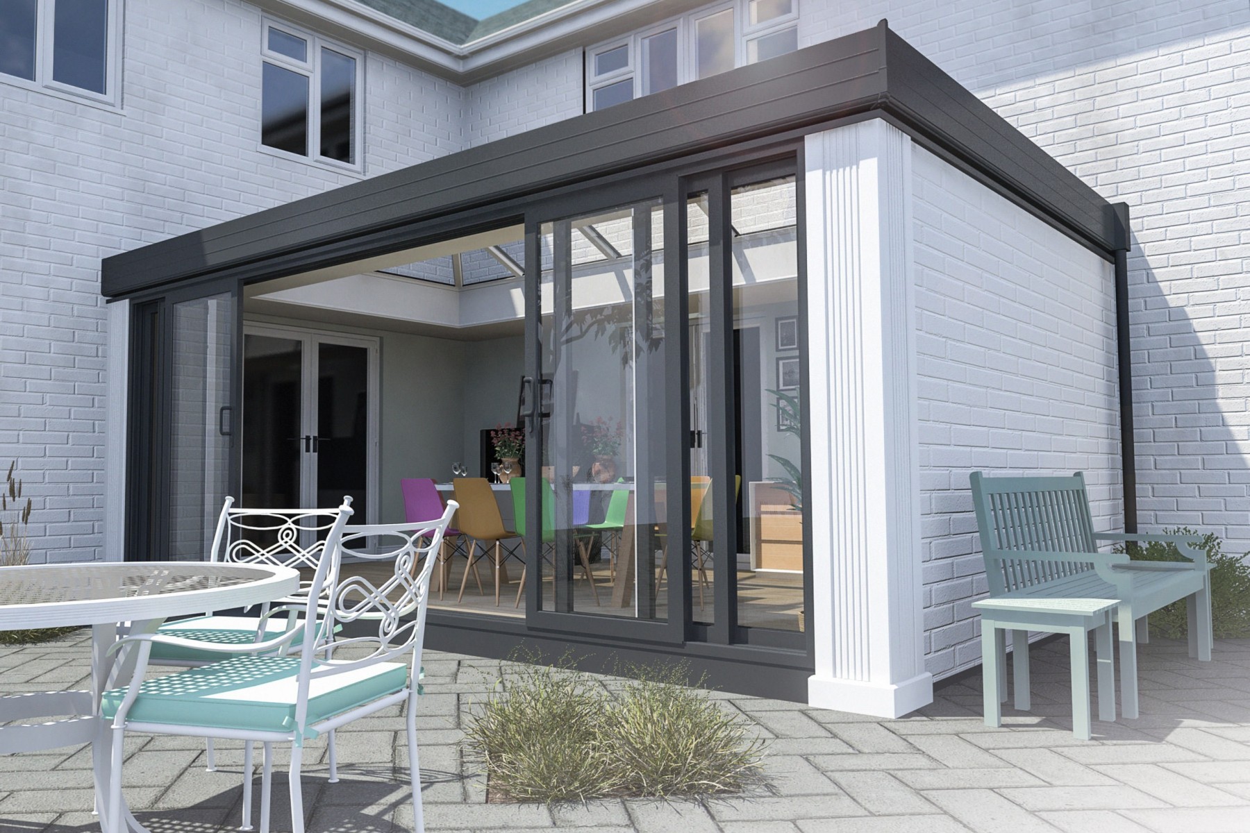 Foxtons Frames | Conservatories | Orangeries | Extensions | Replacement Roof Systems | Tinted Self-Clean Glass Roofs | Windows & Doors | Garden Rooms